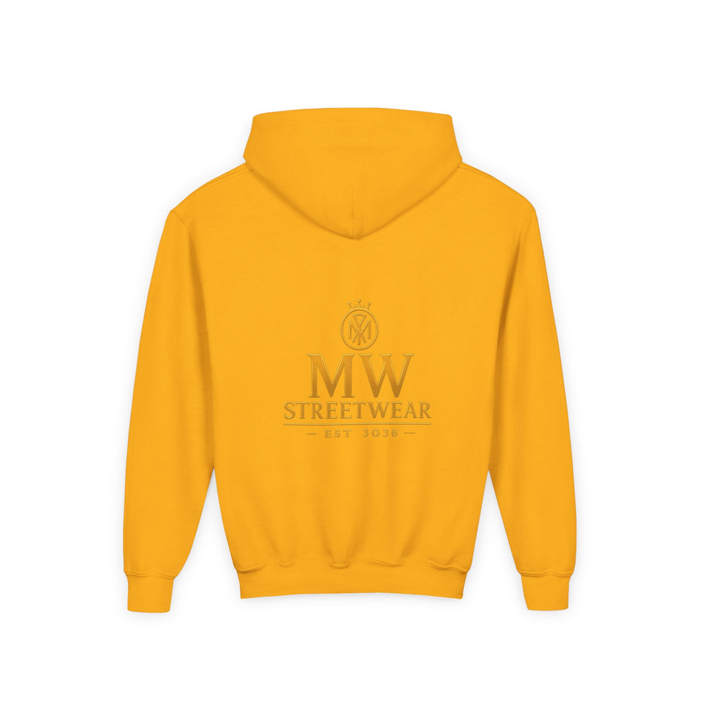 Youth Hoodie — MW Streetwear Gold Logo Pullover