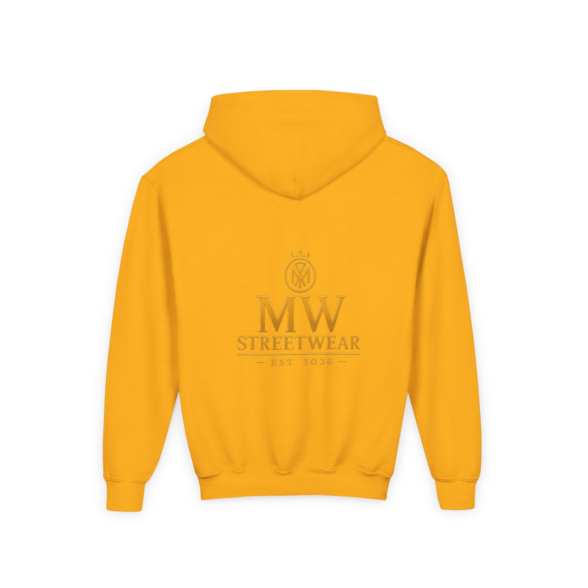 Youth Hoodie — MW Streetwear Gold Logo Pullover