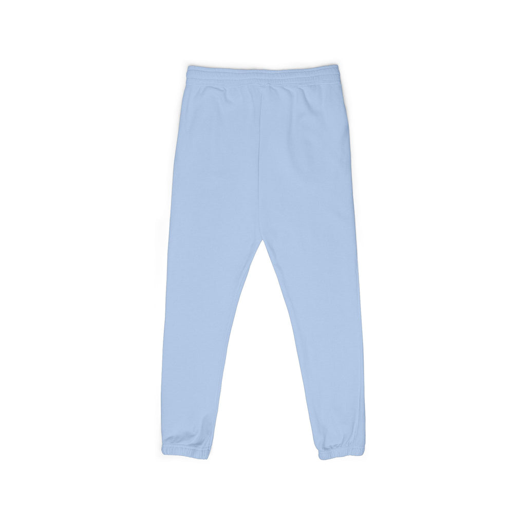 Ember Crest Sweatpants — Garment-Dyed Fleece Joggers with Sun Emblem