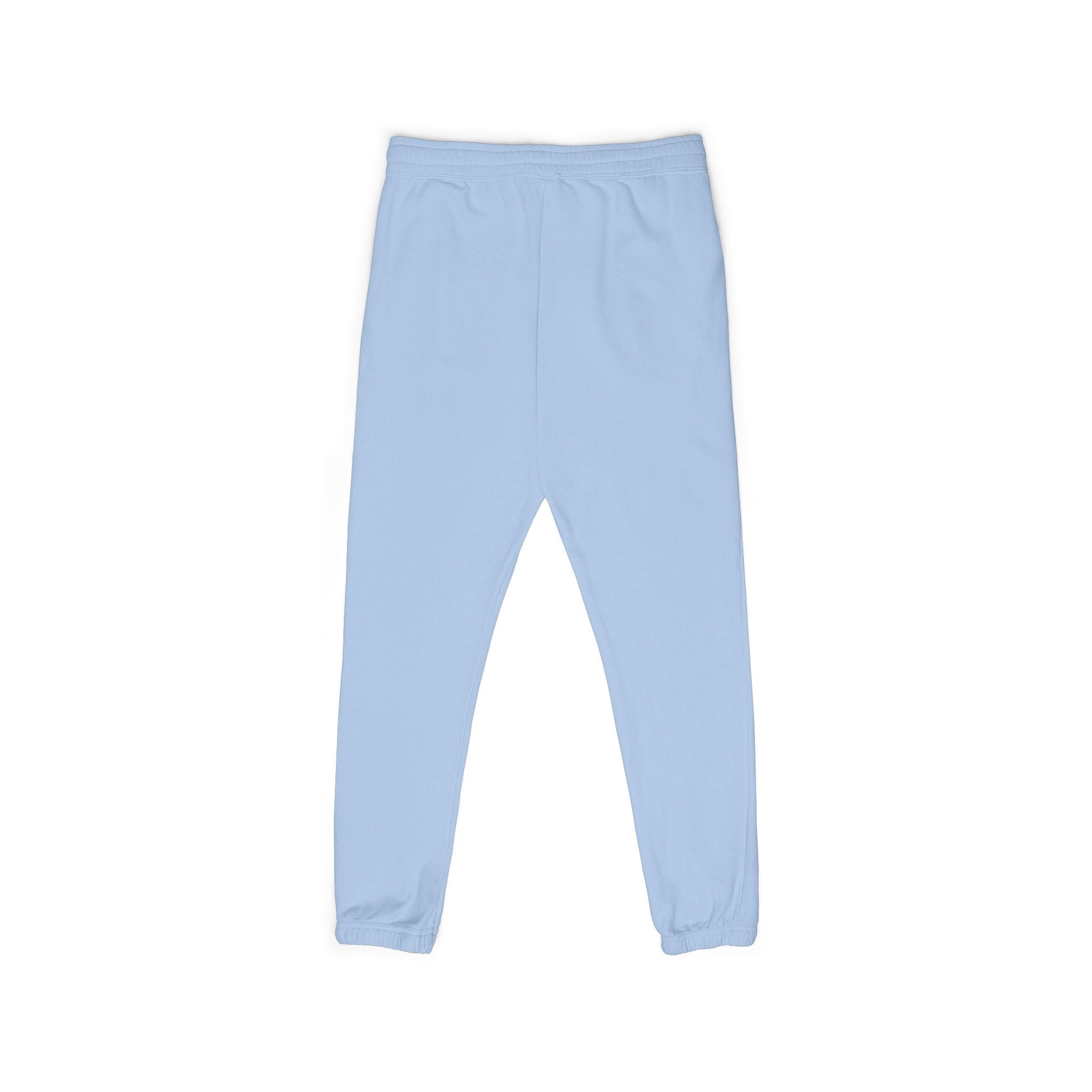 Ember Crest Sweatpants — Garment-Dyed Fleece Joggers with Sun Emblem