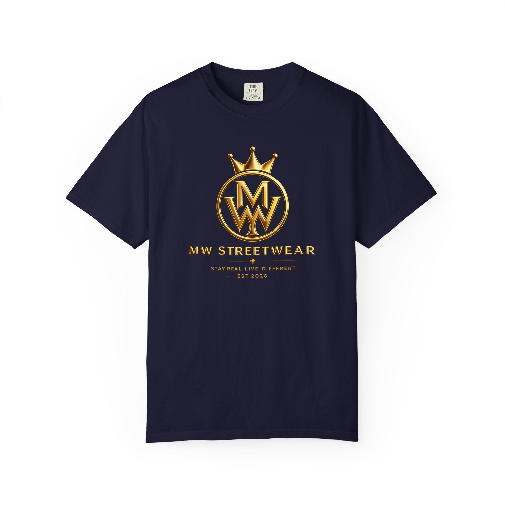 Streetwear T-Shirt — MW Streetwear Gold Crown Logo