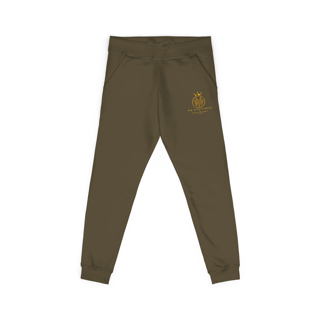 Embroidered Gold Bee Fleece Sweatpants – Cozy Casual Joggers