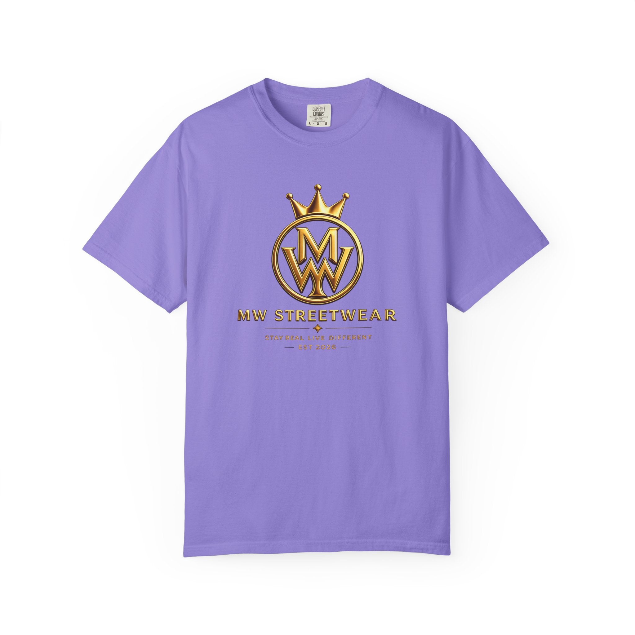Streetwear T-Shirt — MW Streetwear Gold Crown Logo