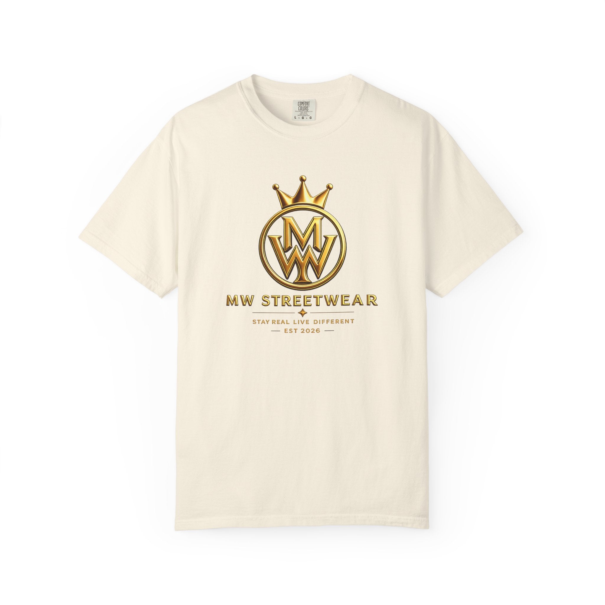 Streetwear T-Shirt — MW Streetwear Gold Crown Logo