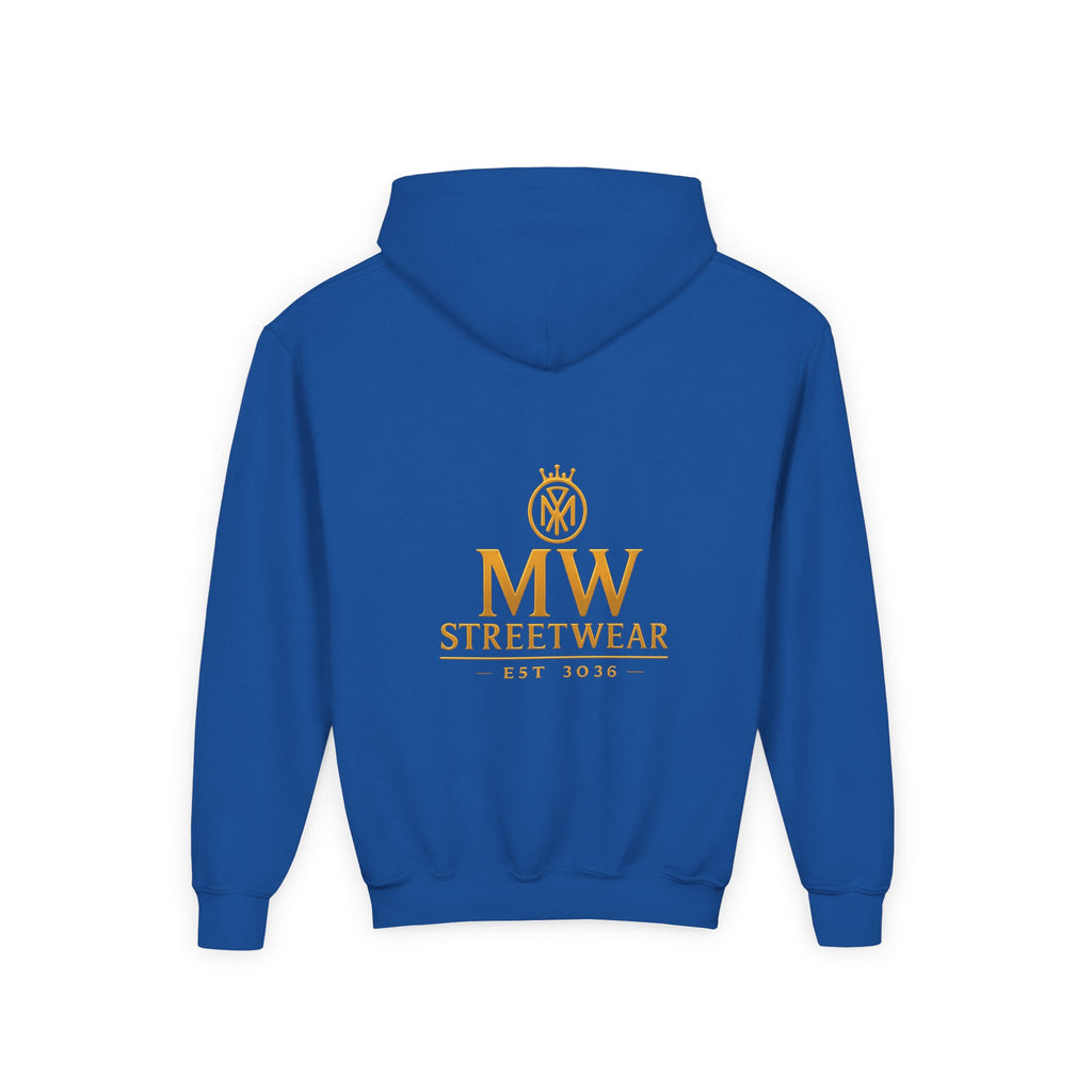 Youth Hoodie — MW Streetwear Gold Logo Pullover