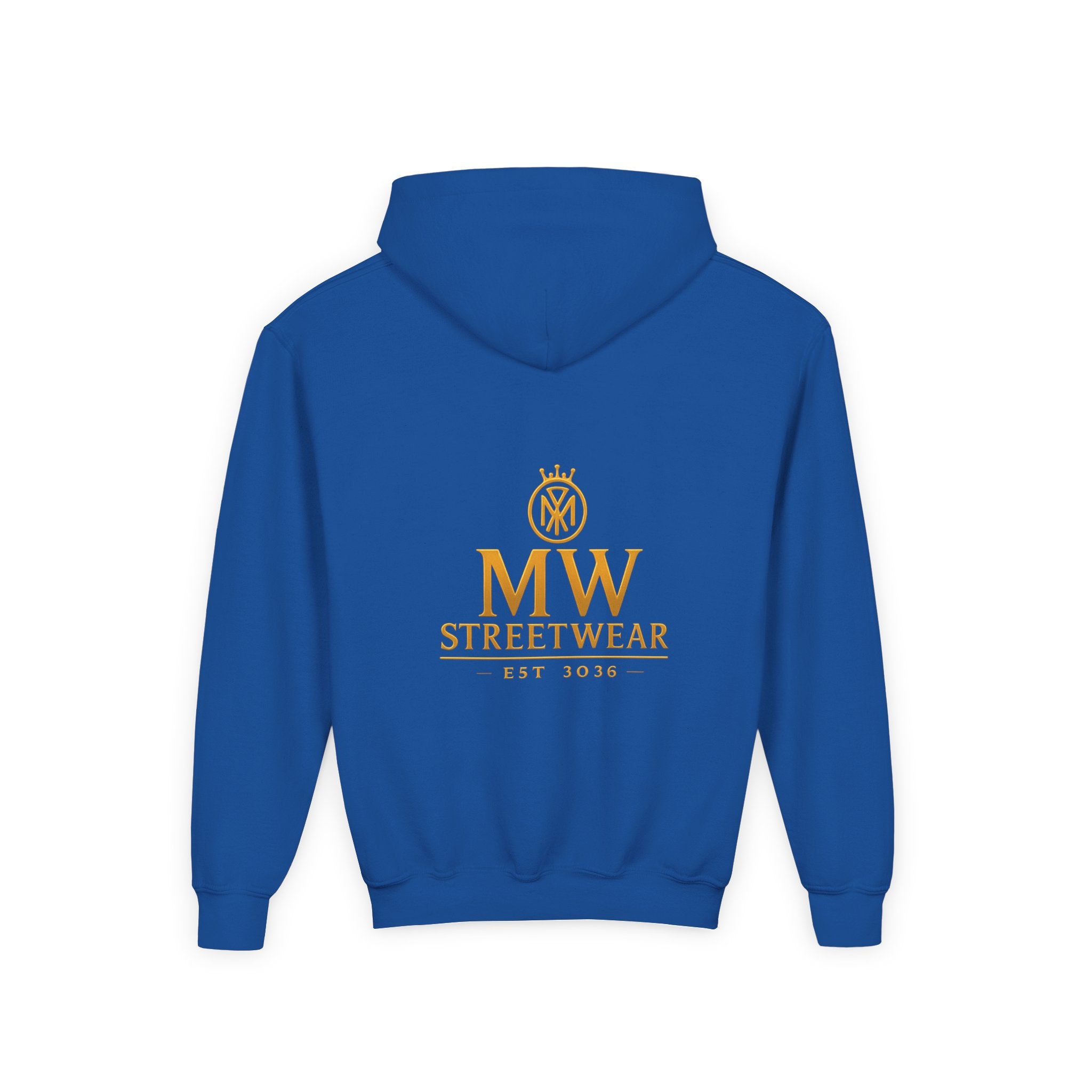 Youth Hoodie — MW Streetwear Gold Logo Pullover