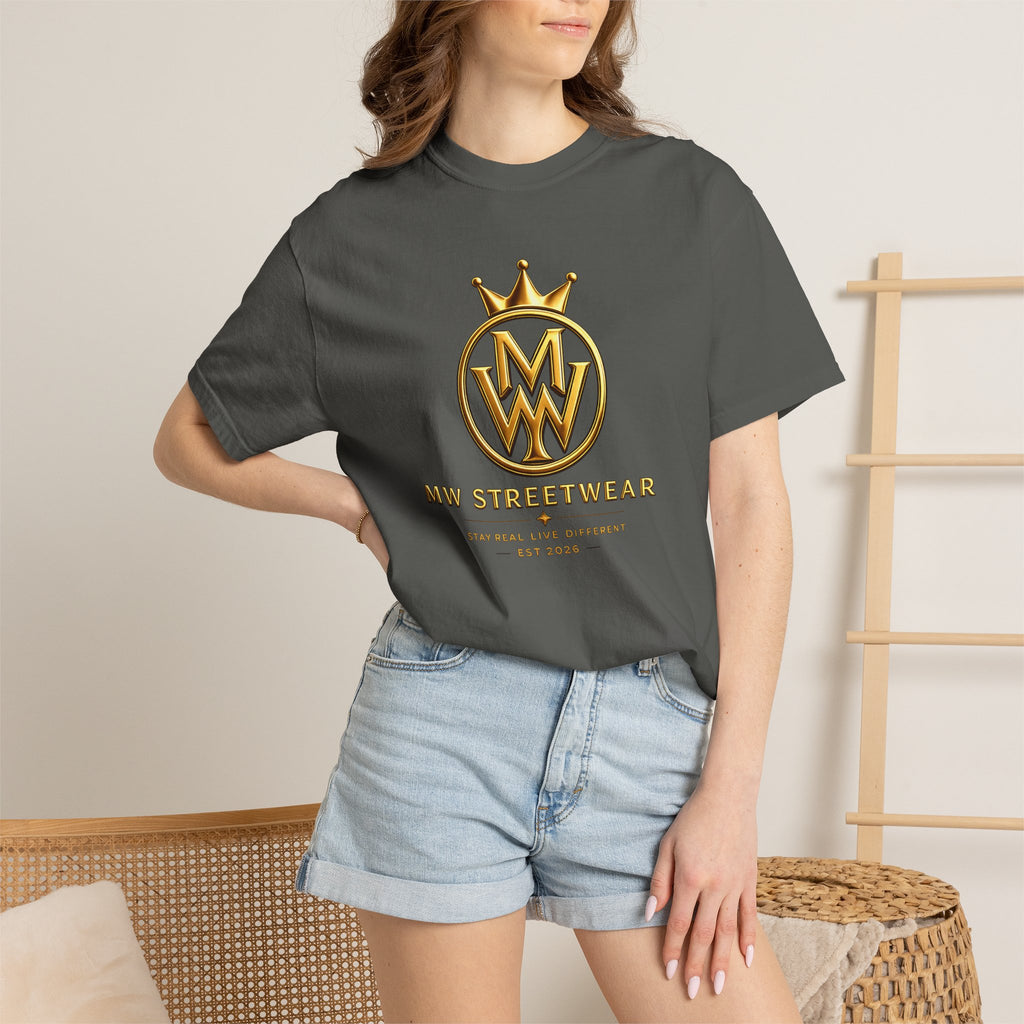 Streetwear T-Shirt — MW Streetwear Gold Crown Logo