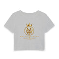 Women's Baby Tee — Gold Crown MW Streetwear Logo Crop Top