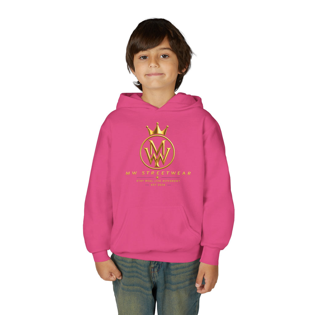 Youth Hoodie — MW Streetwear Gold Logo Pullover
