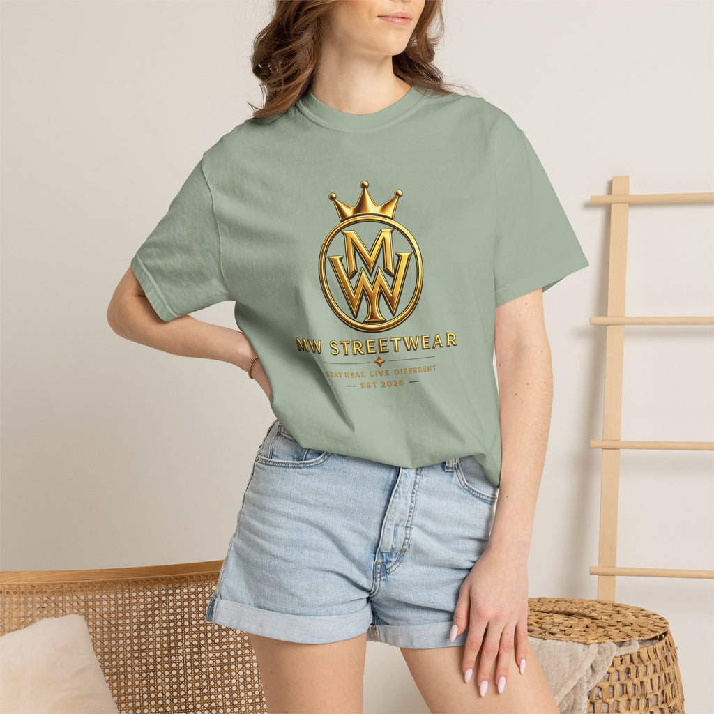 Streetwear T-Shirt — MW Streetwear Gold Crown Logo