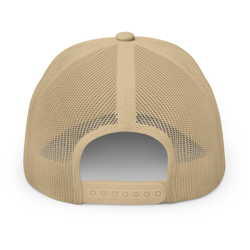 Embroidered Trucker Cap — Gold Crown Patch Snapback