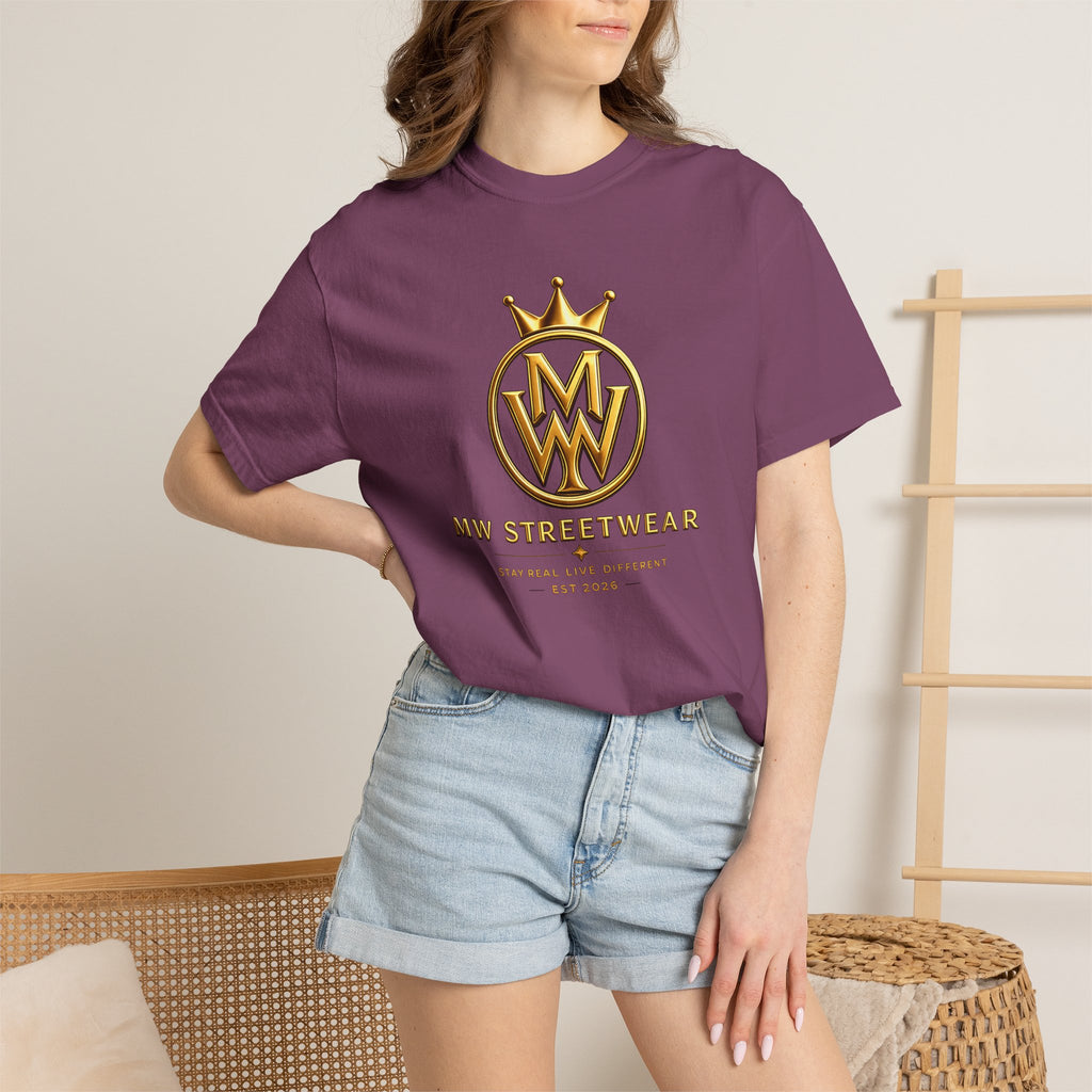 Streetwear T-Shirt — MW Streetwear Gold Crown Logo