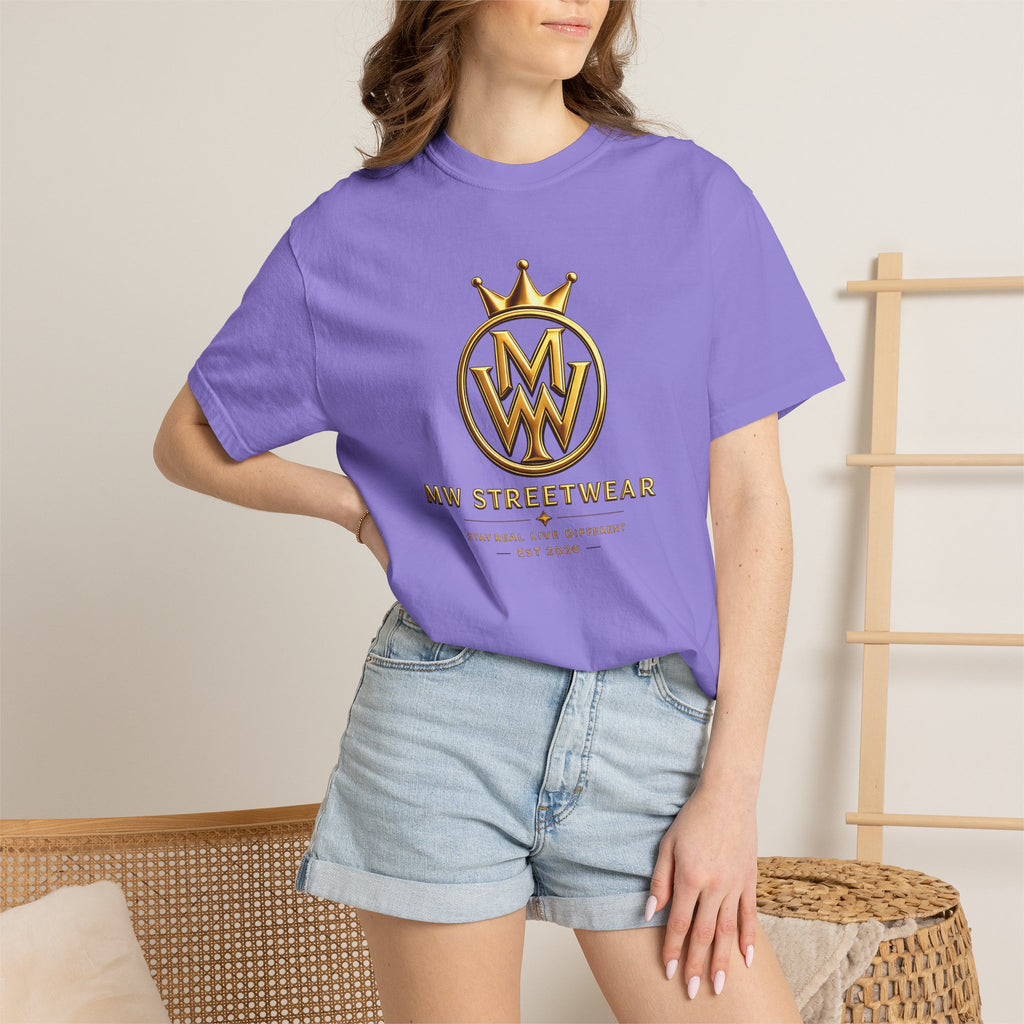 Streetwear T-Shirt — MW Streetwear Gold Crown Logo