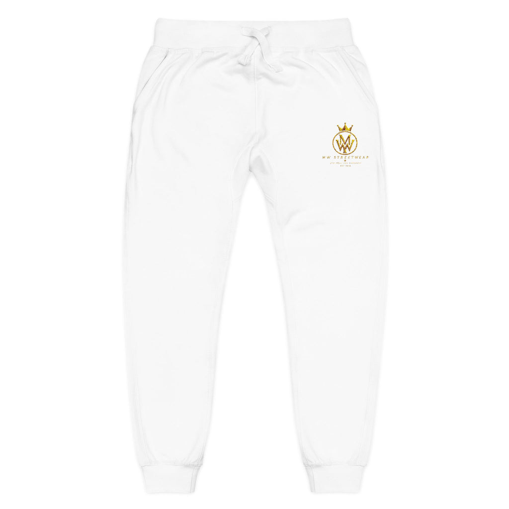 Embroidered Gold Bee Fleece Sweatpants – Cozy Casual Joggers