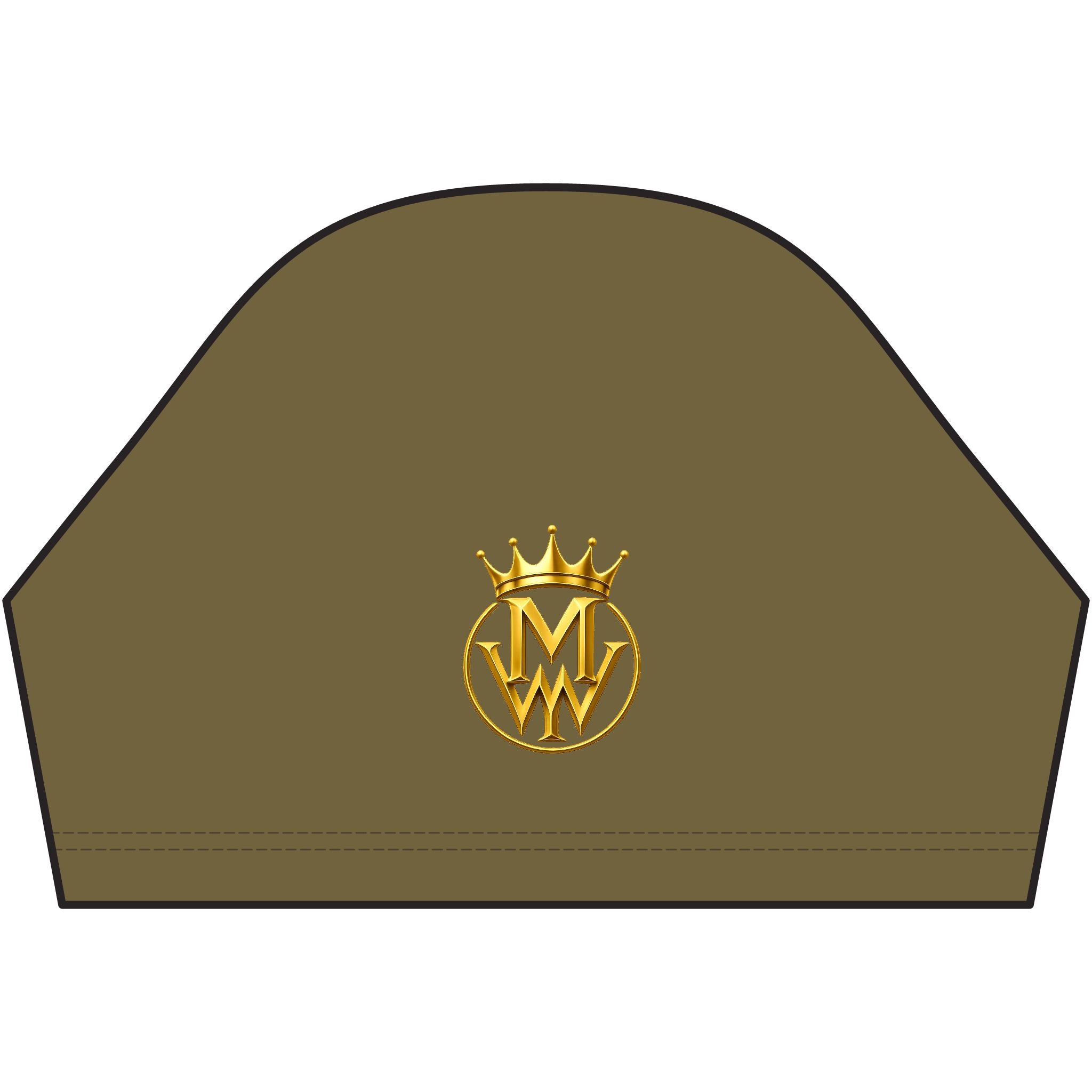 MW Streetwear Logo Tee — Gold Crown Urban Graphic T-Shirt