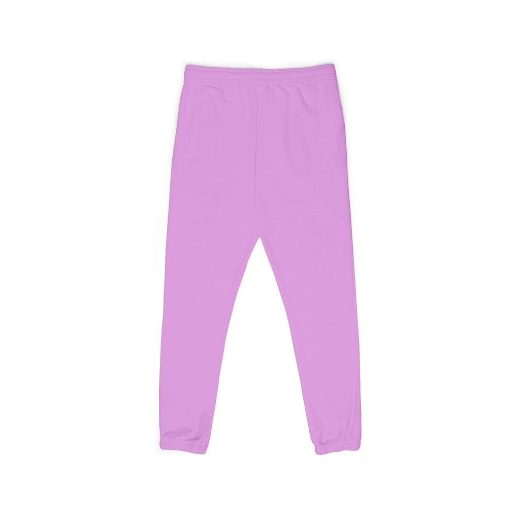 Ember Crest Sweatpants — Garment-Dyed Fleece Joggers with Sun Emblem
