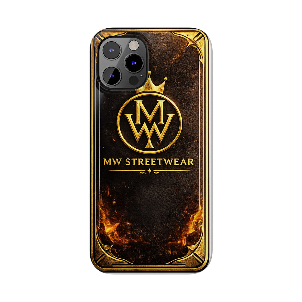 Slim Phone Case — MW Streetwear Gold Crest Design