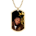 Custom Photo Dog Tag Necklace — Personalized Memorial & Tribute Pendant