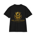 MW Streetwear Gold Crown T-Shirt — Luxury Logo Graphic Tee