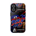 Dizzy Haiti Phone Case — Haitian Flag Design with 'Dizzy Haïti' Text