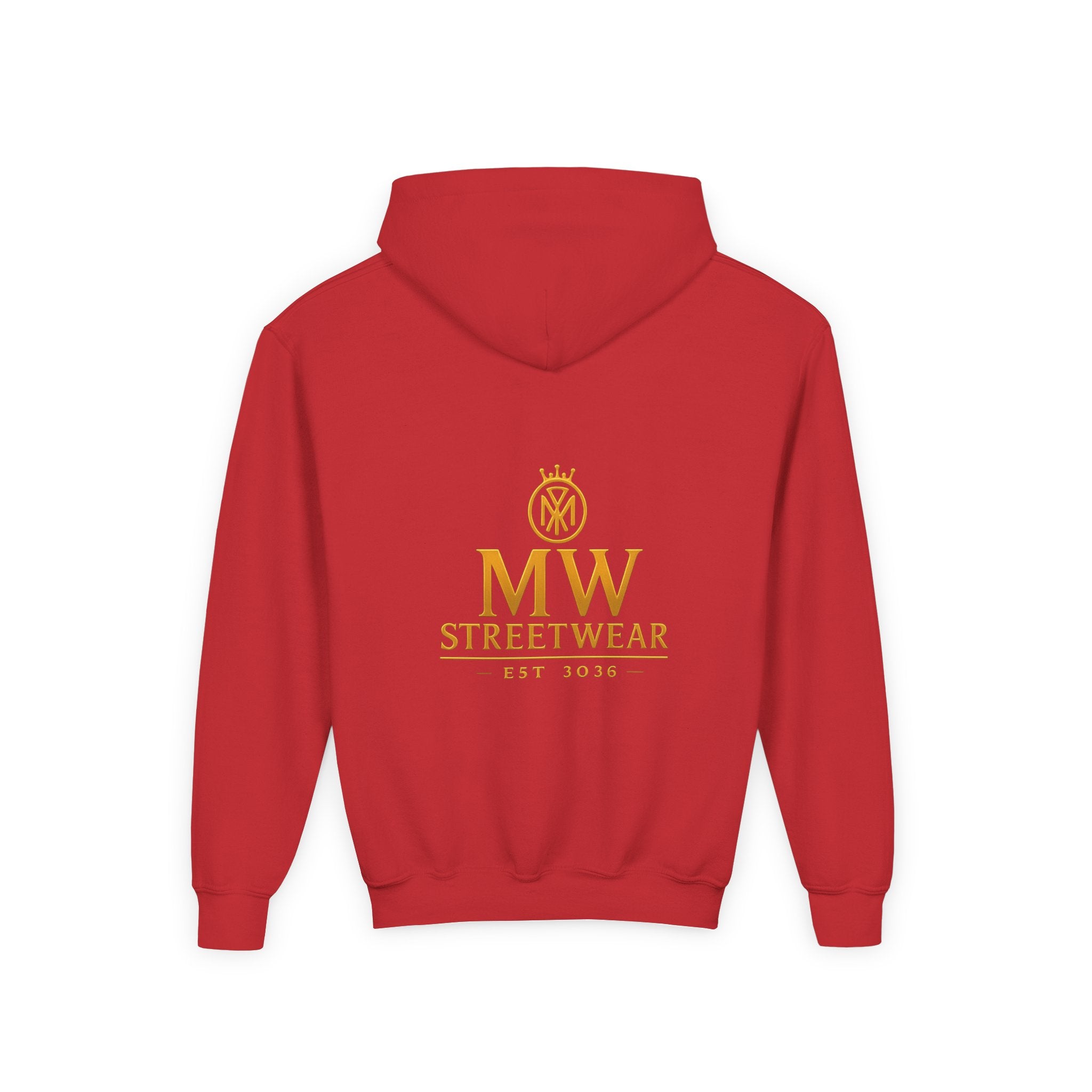 Youth Hoodie — MW Streetwear Gold Logo Pullover