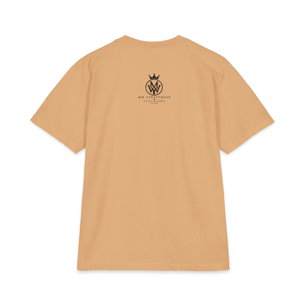 Crowned MW Logo T-Shirt — Minimal Monogram Graphic Tee