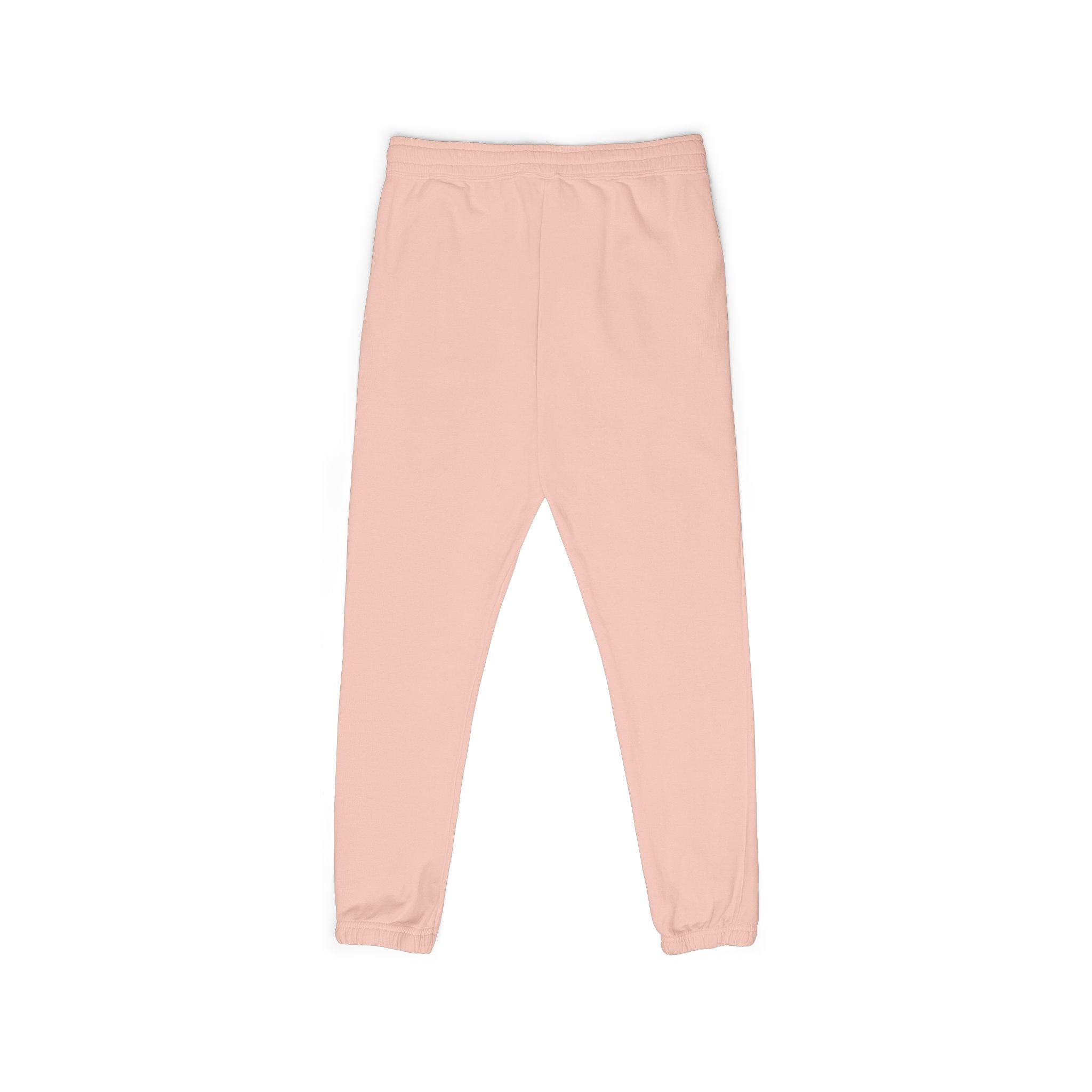 Ember Crest Sweatpants — Garment-Dyed Fleece Joggers with Sun Emblem