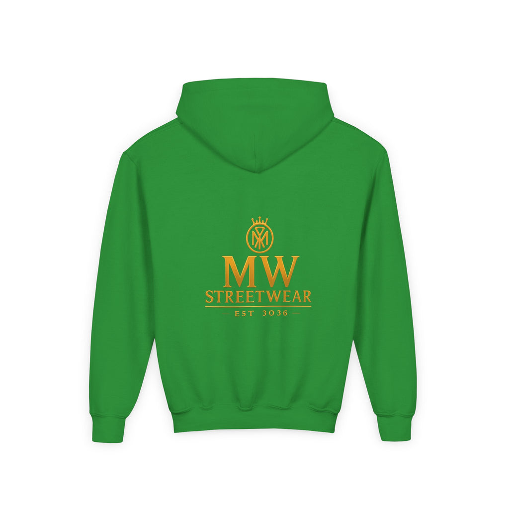 Youth Hoodie — MW Streetwear Gold Logo Pullover