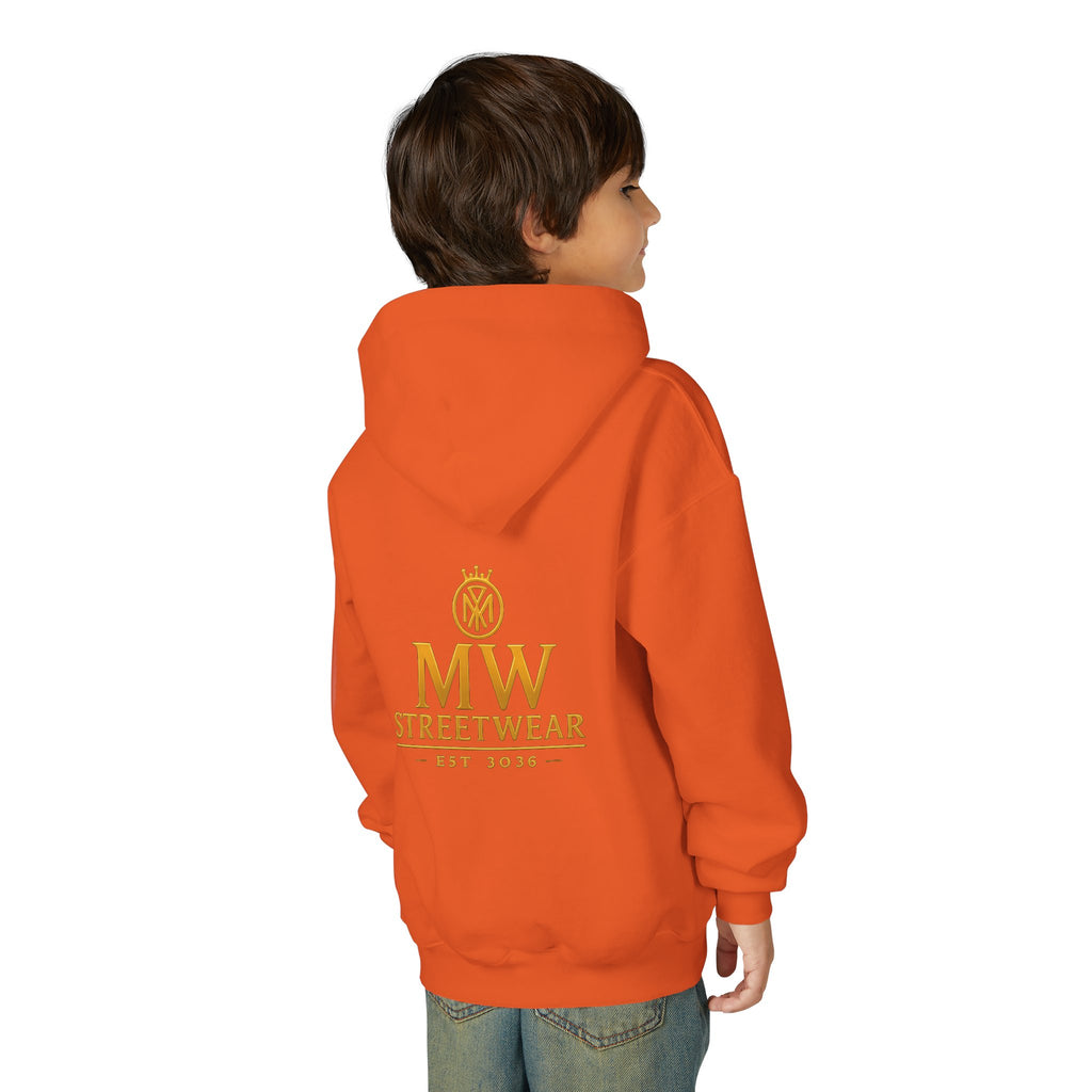 Youth Hoodie — MW Streetwear Gold Logo Pullover