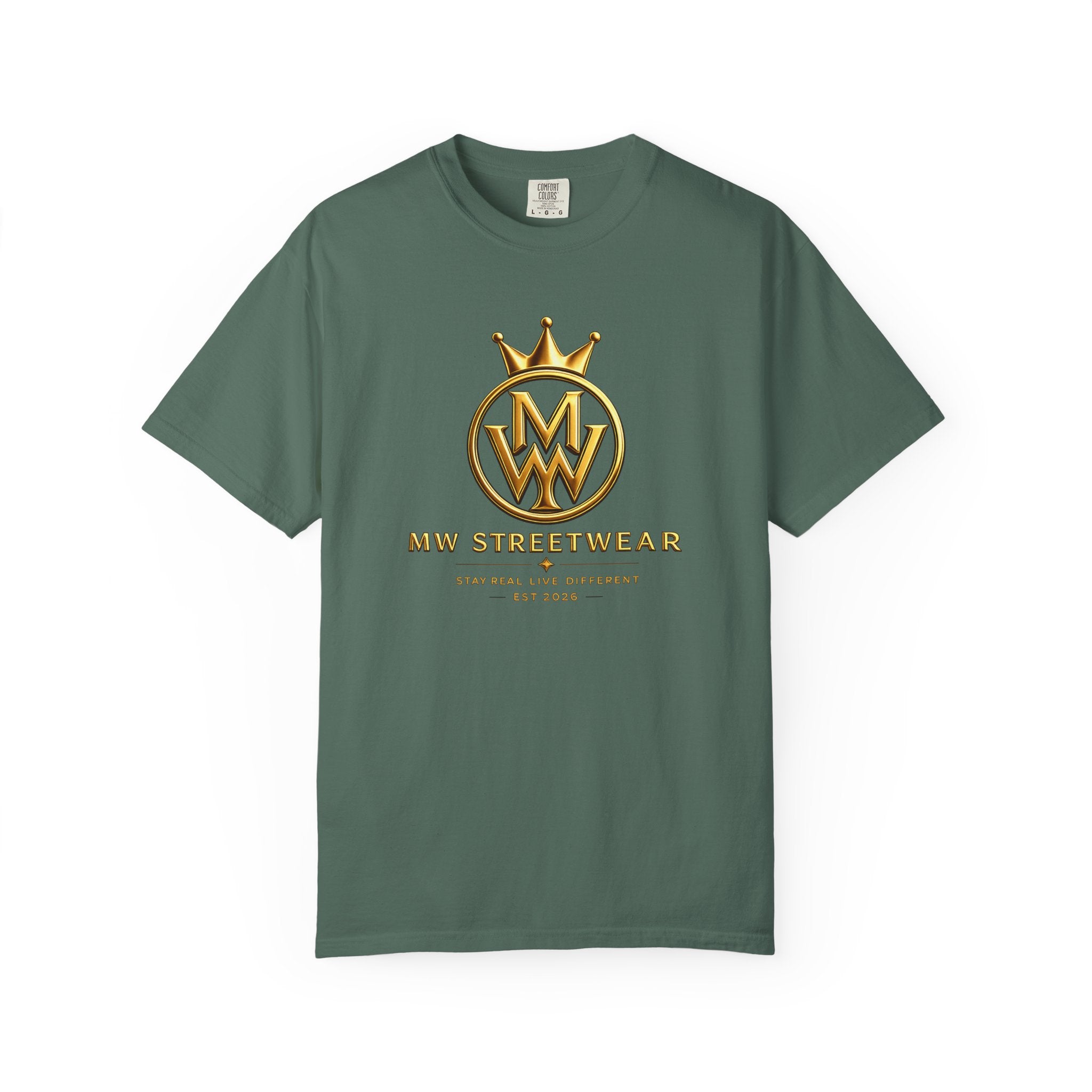 Streetwear T-Shirt — MW Streetwear Gold Crown Logo