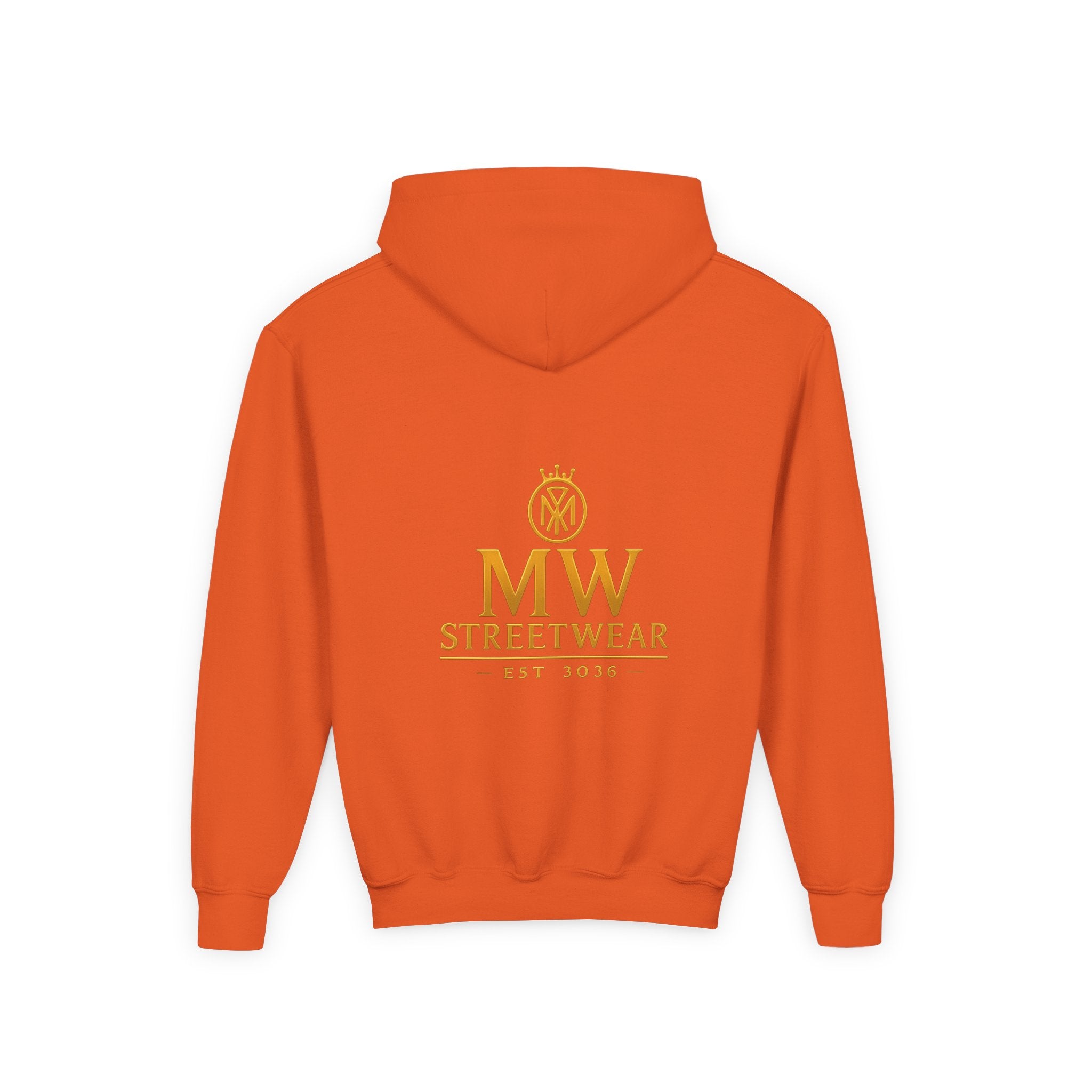 Youth Hoodie — MW Streetwear Gold Logo Pullover