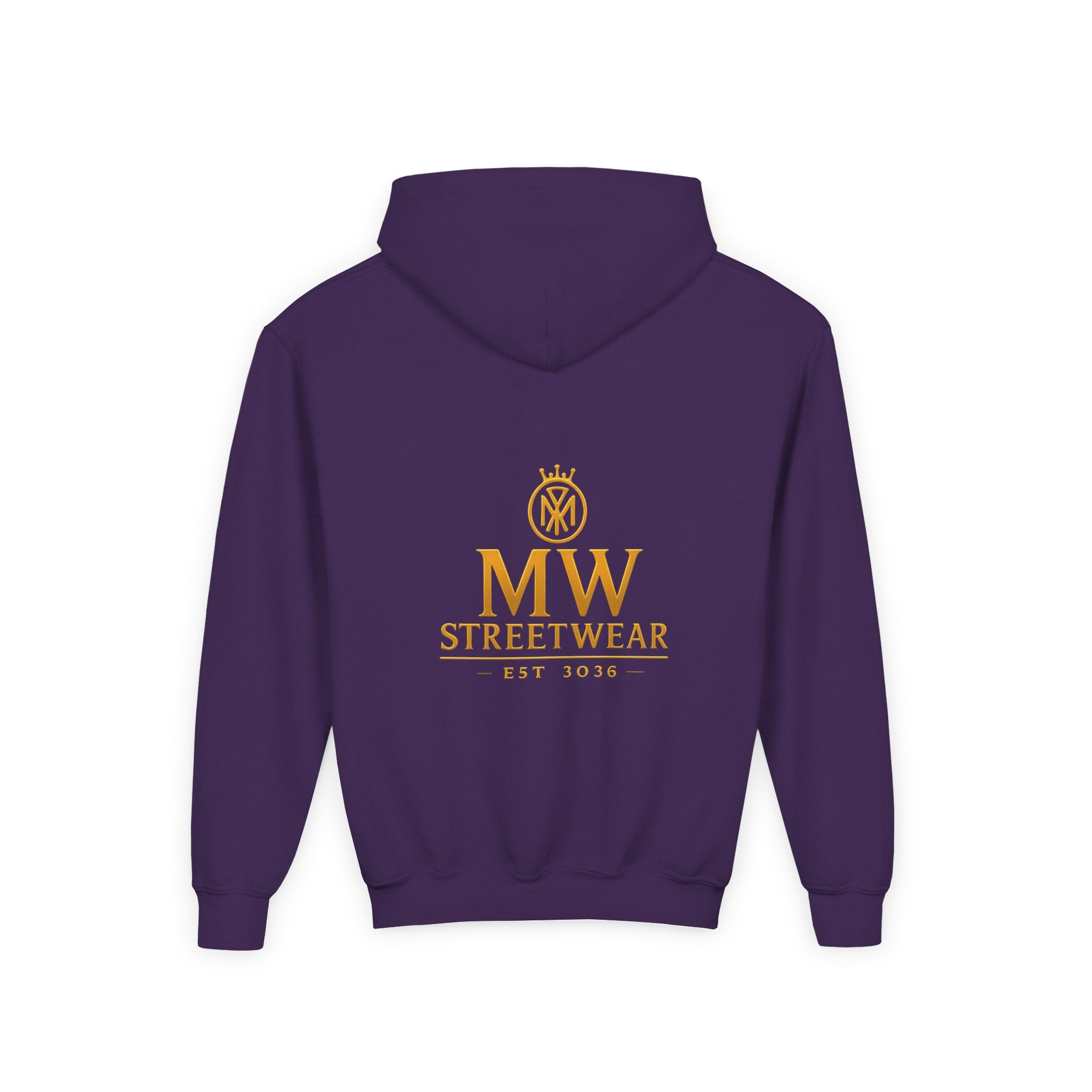 Youth Hoodie — MW Streetwear Gold Logo Pullover