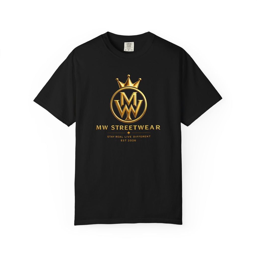 Streetwear T-Shirt — MW Streetwear Gold Crown Logo