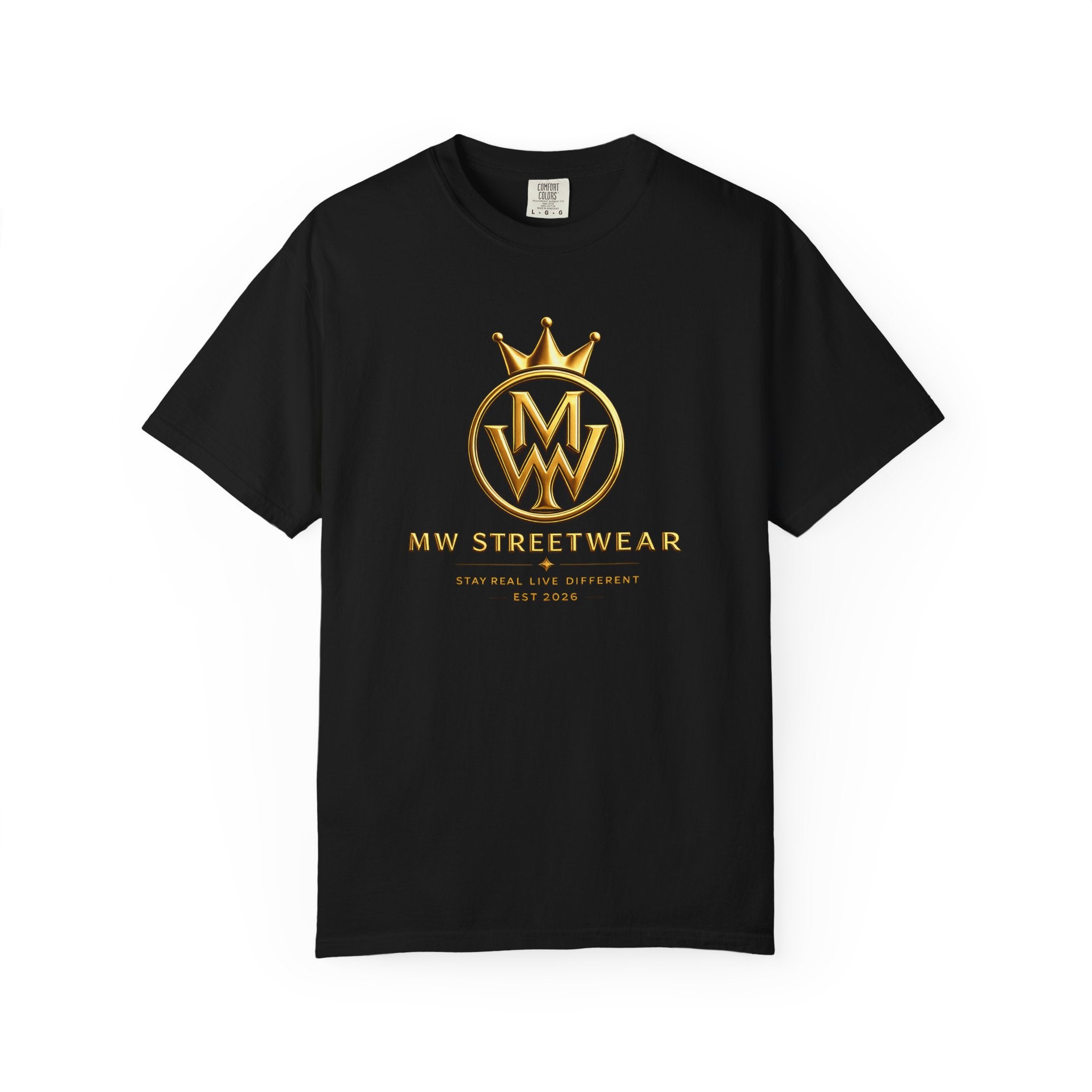 Streetwear T-Shirt — MW Streetwear Gold Crown Logo