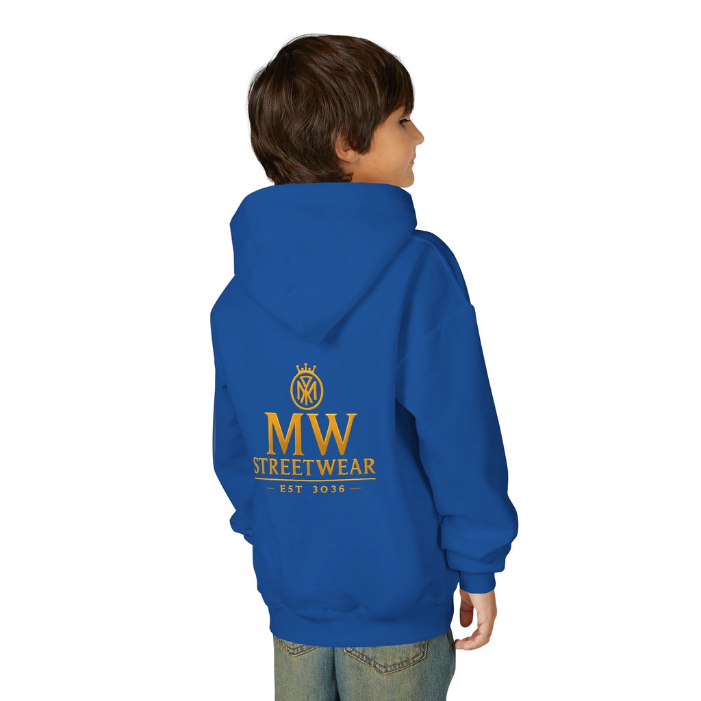 Youth Hoodie — MW Streetwear Gold Logo Pullover