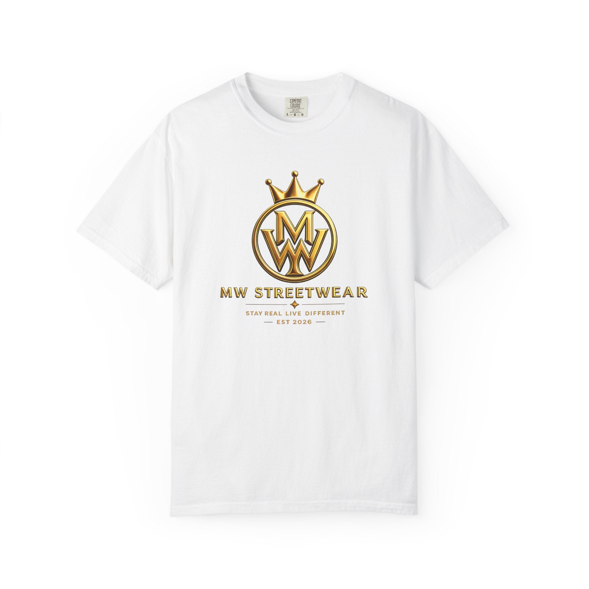 Streetwear T-Shirt — MW Streetwear Gold Crown Logo