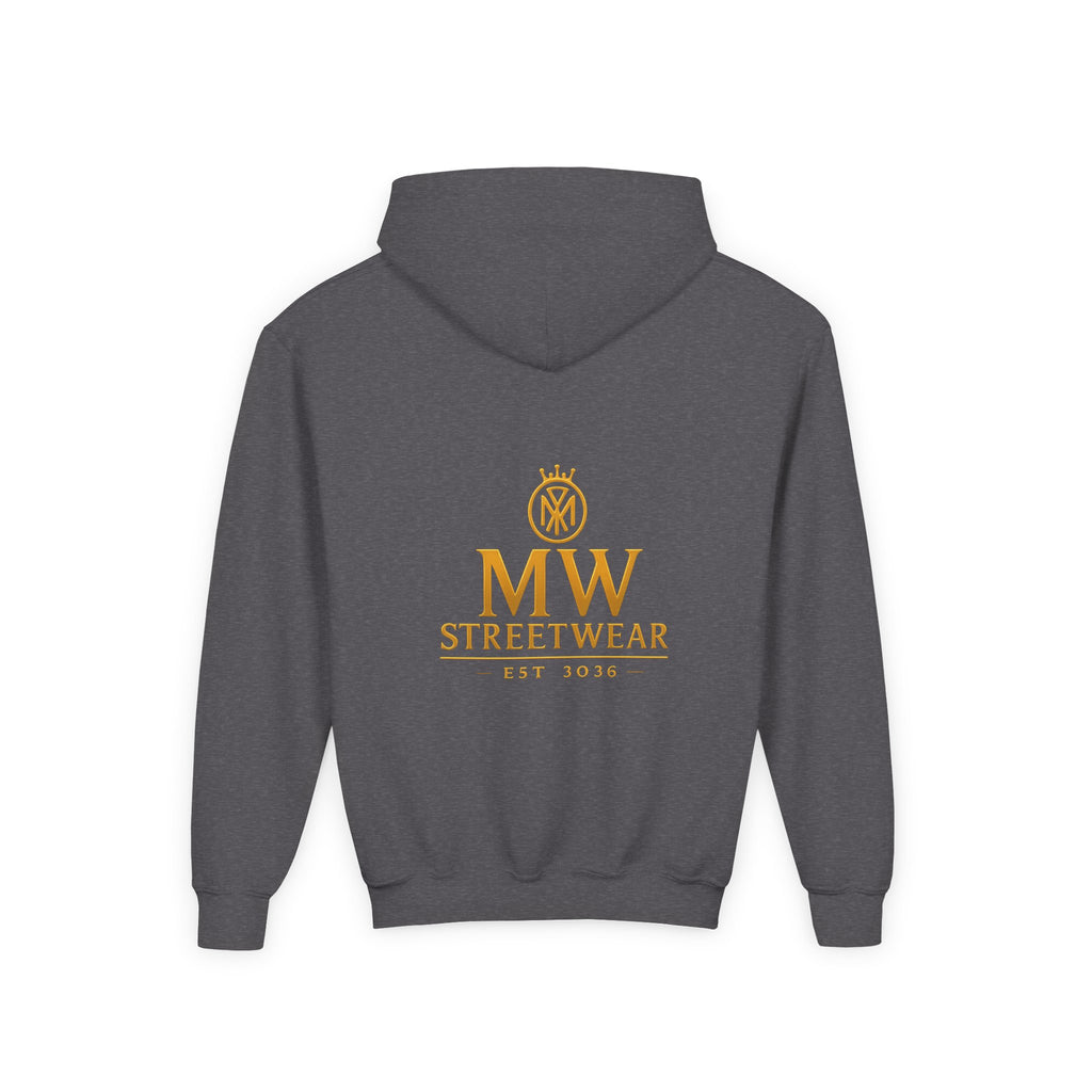 Youth Hoodie — MW Streetwear Gold Logo Pullover