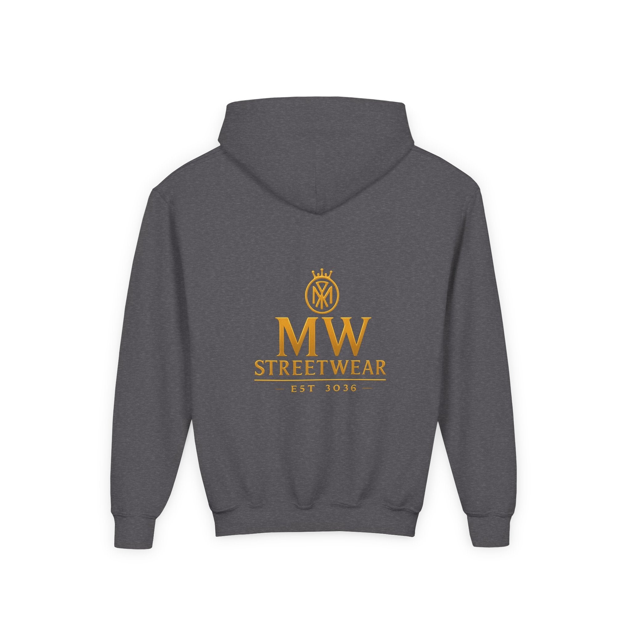 Youth Hoodie — MW Streetwear Gold Logo Pullover