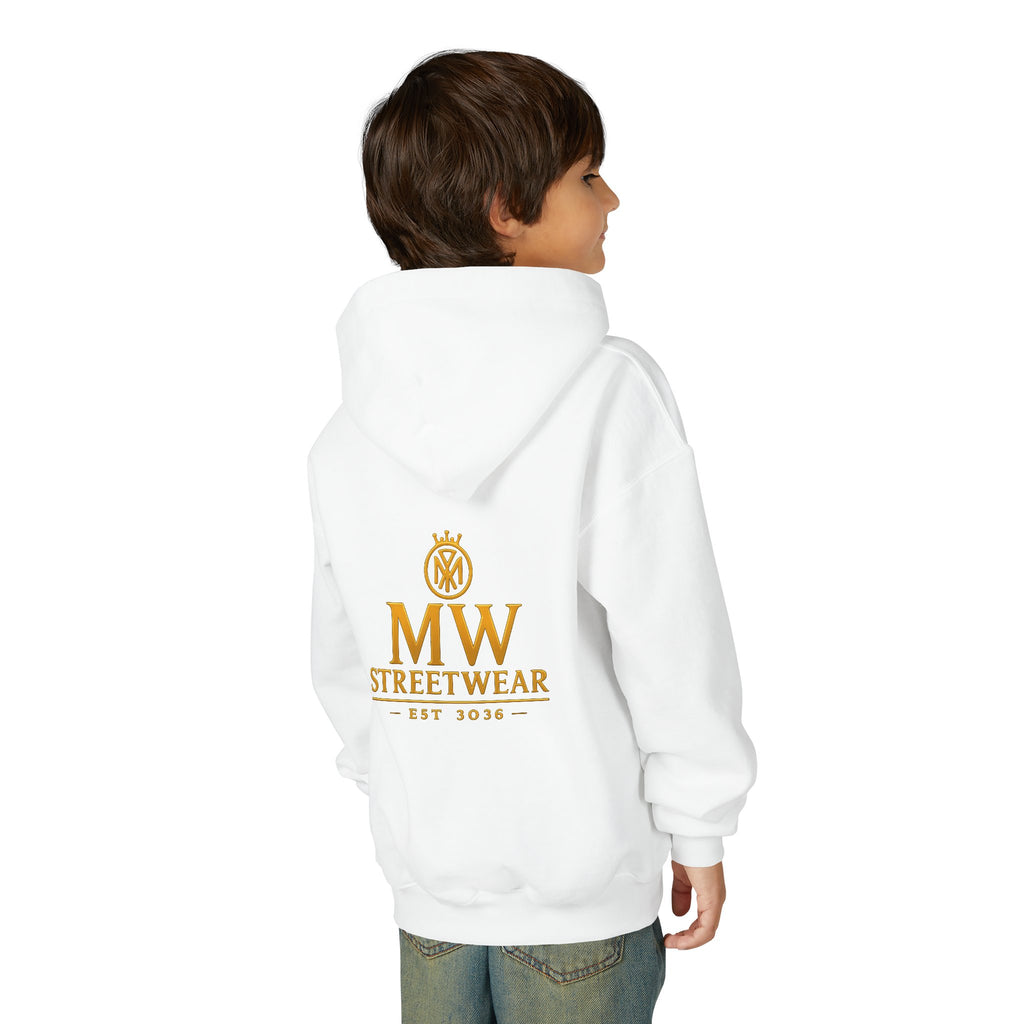Youth Hoodie — MW Streetwear Gold Logo Pullover