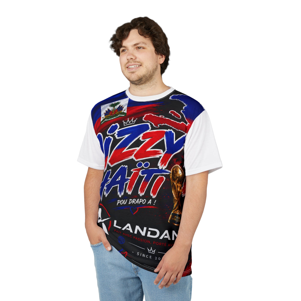 Dizzy Haïti Graphic Tee — Haitian Pride All-Over Print