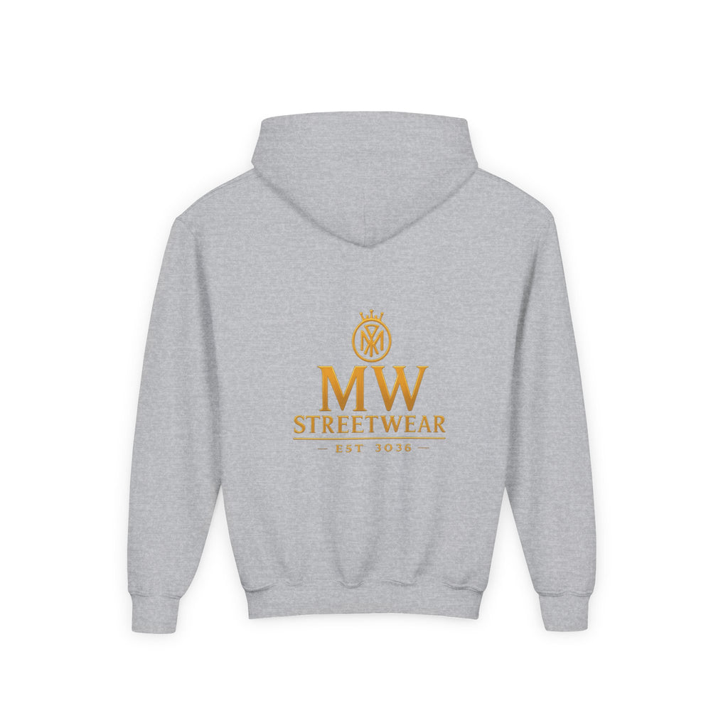 Youth Hoodie — MW Streetwear Gold Logo Pullover