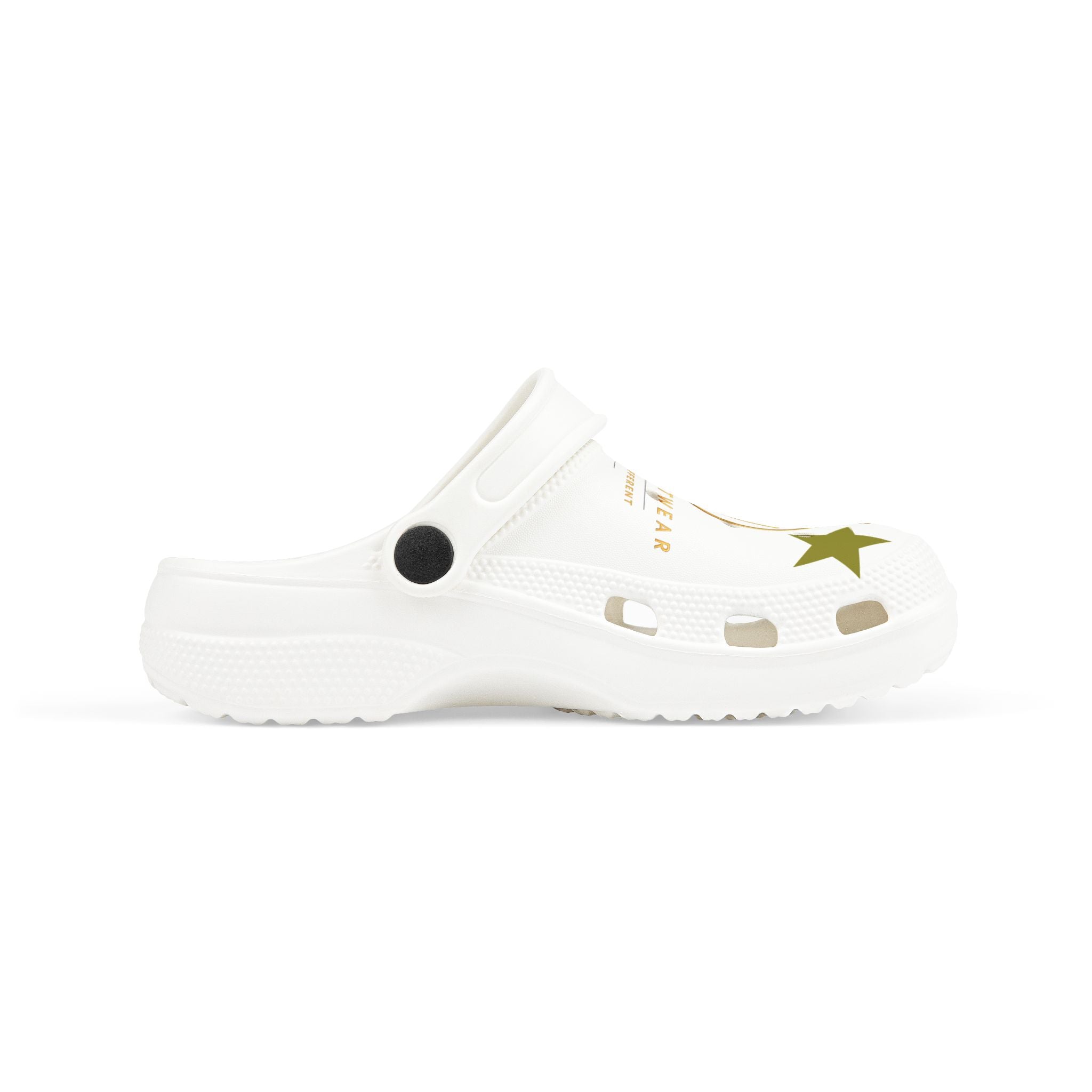 Kids Clogs — Gold Crown "MW Streetwear" EVA Foam Slip-Ons