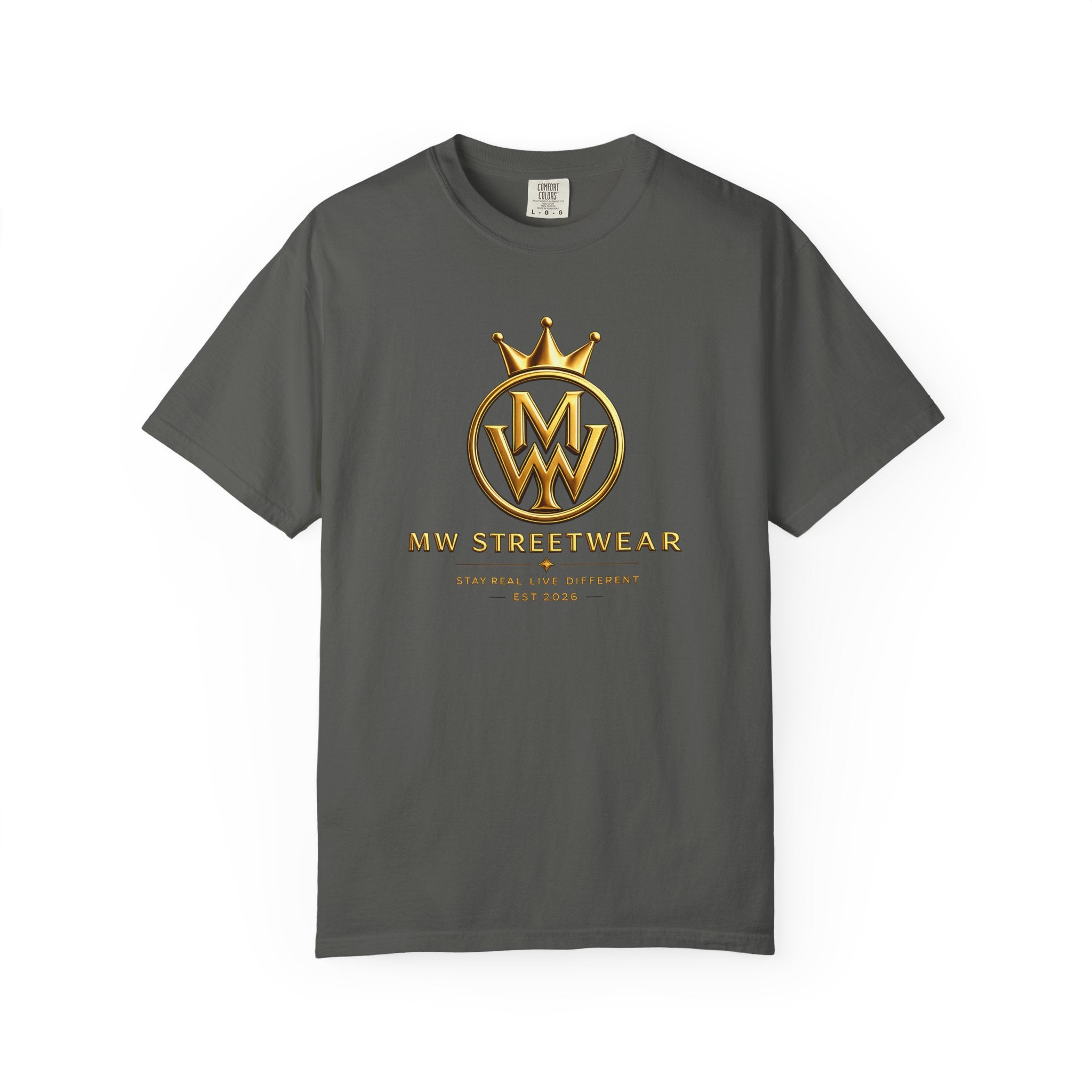 Streetwear T-Shirt — MW Streetwear Gold Crown Logo