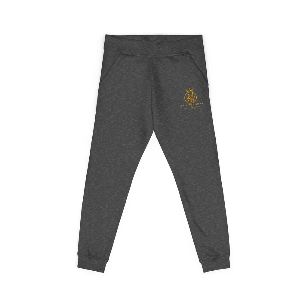 Embroidered Gold Bee Fleece Sweatpants – Cozy Casual Joggers
