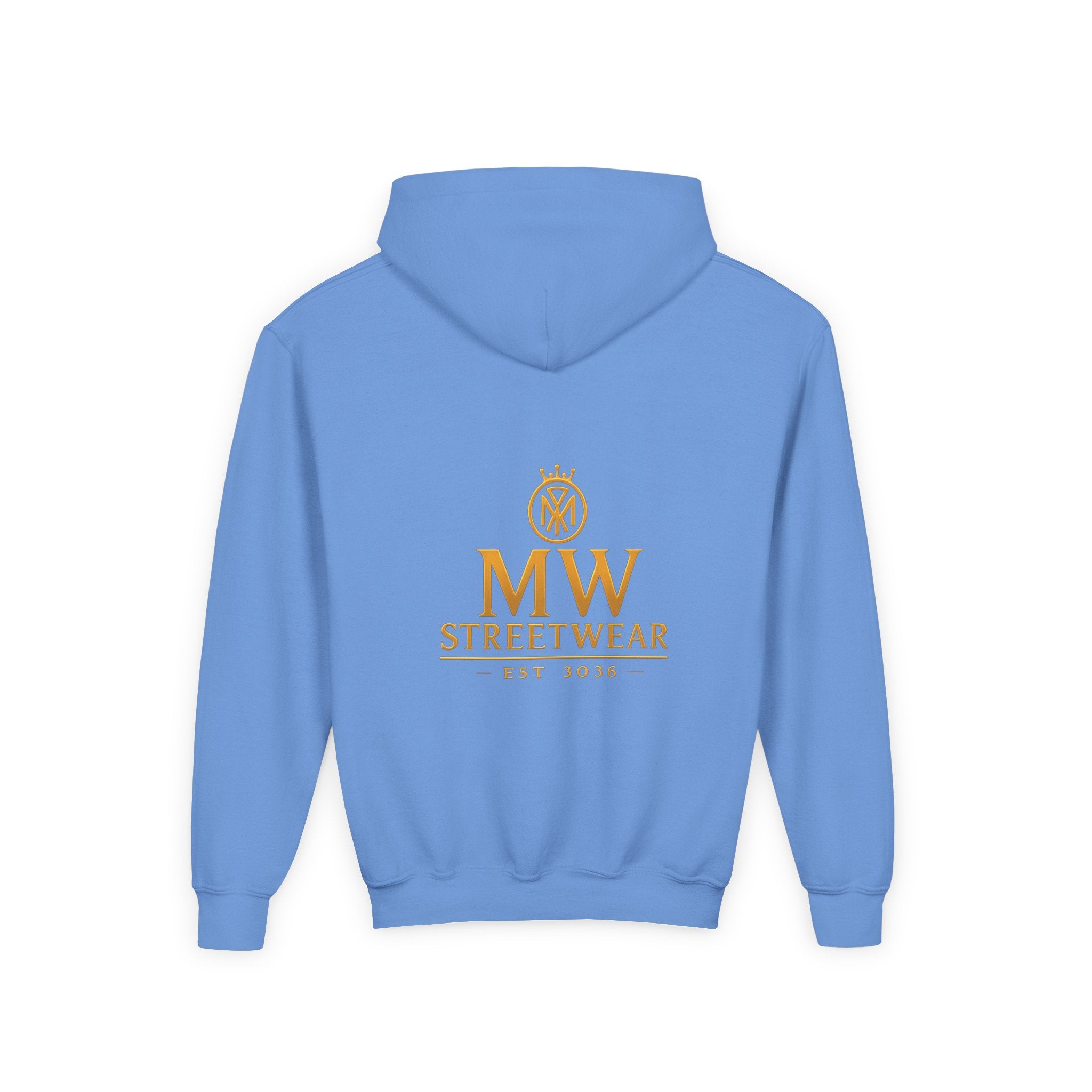 Youth Hoodie — MW Streetwear Gold Logo Pullover