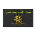 Doormat — "you are welcome" Decorative Polyester Door Mat with MW Streetwear Logo
