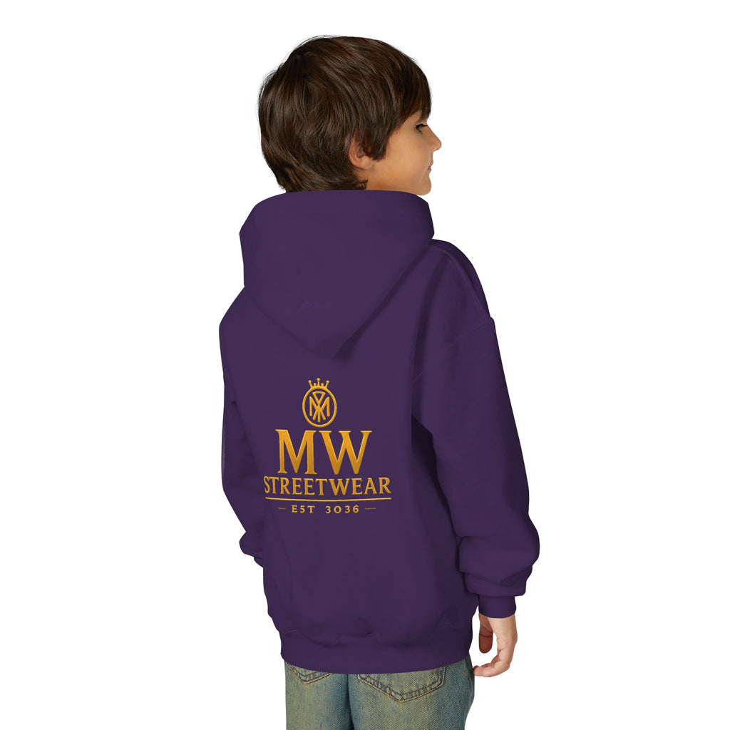 Youth Hoodie — MW Streetwear Gold Logo Pullover