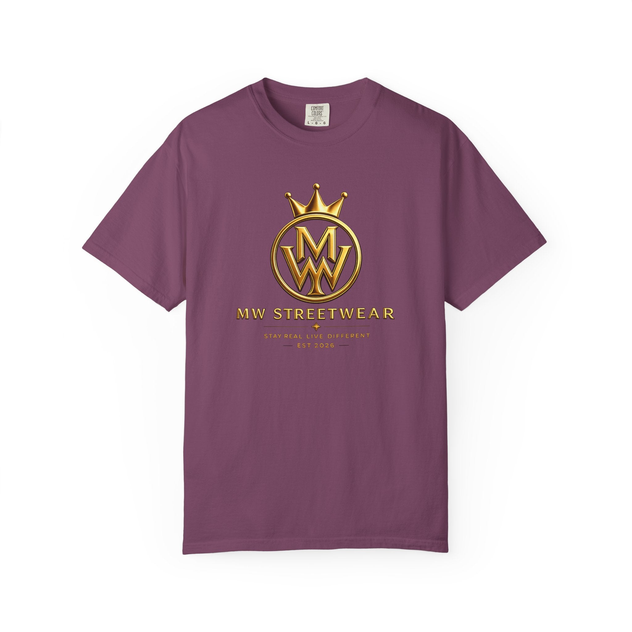 Streetwear T-Shirt — MW Streetwear Gold Crown Logo