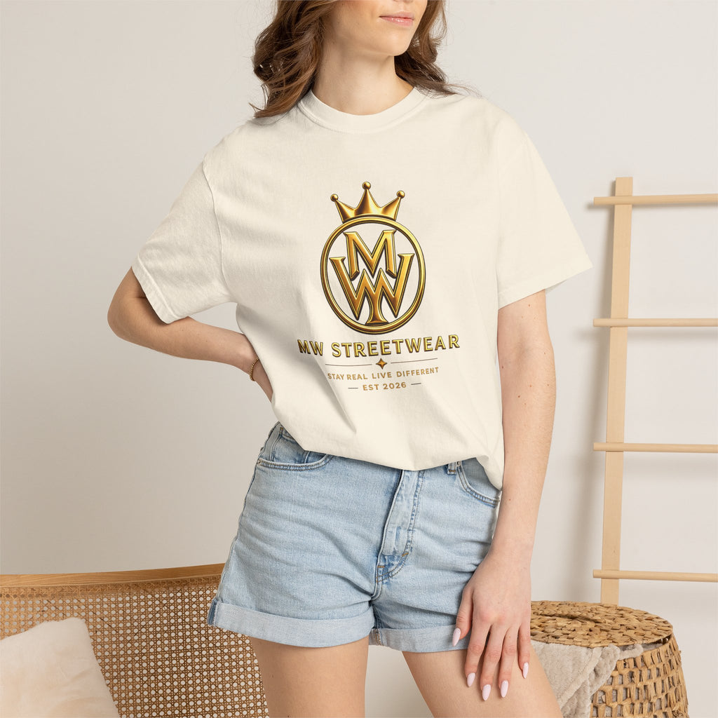 Streetwear T-Shirt — MW Streetwear Gold Crown Logo