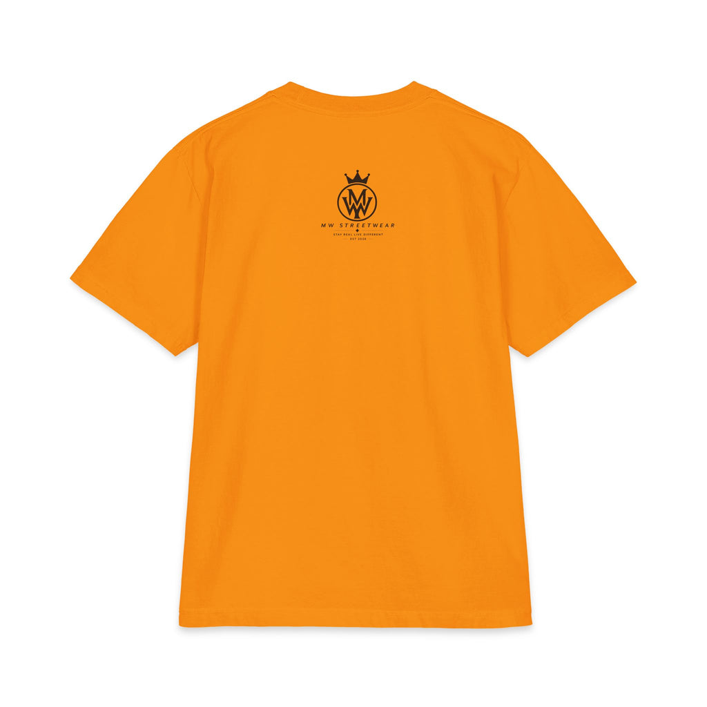 Crowned MW Logo T-Shirt — Minimal Monogram Graphic Tee
